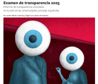 Solo el 15% de las universidades privadas españolas aprueban en transparencia, según un informe de Fundación Haz