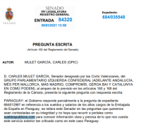 La Embajada de Paraguay: quejas en redes sociales mientras su embajador cobra más de 148.000 euros brutos anuales