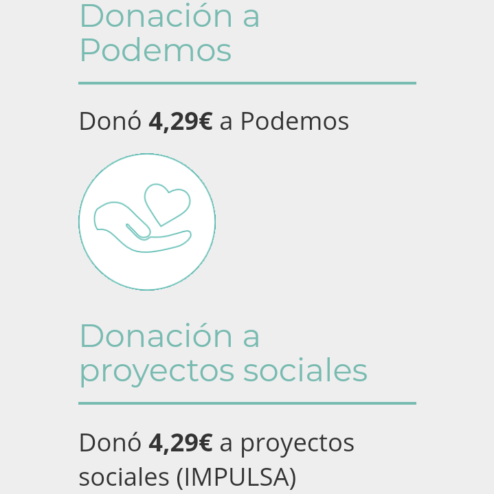 Bescansa donaciones diciembre 2016