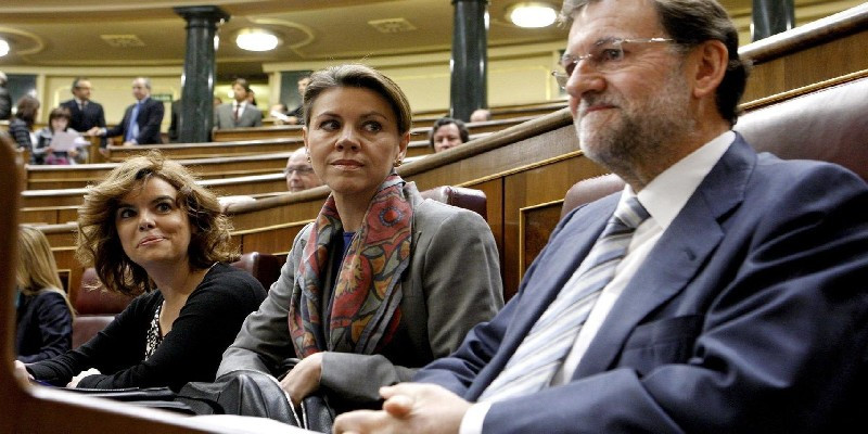 Rajoy Cospedal Soraya Sueldos publicos