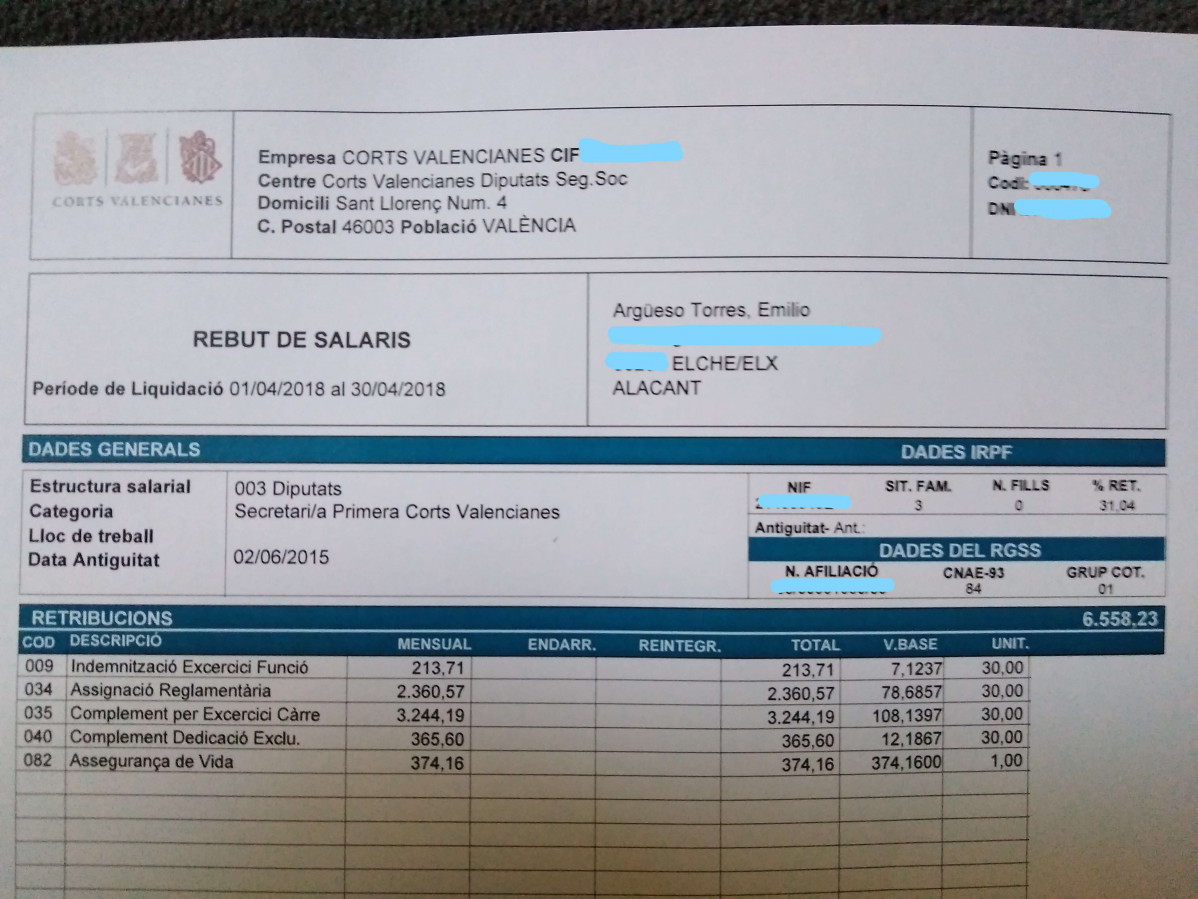 Nomina Argueso Sueldos Publicos
