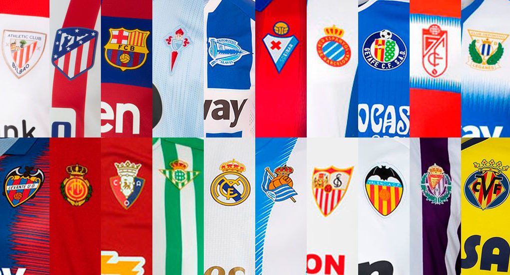 Camisetas la liga 2019