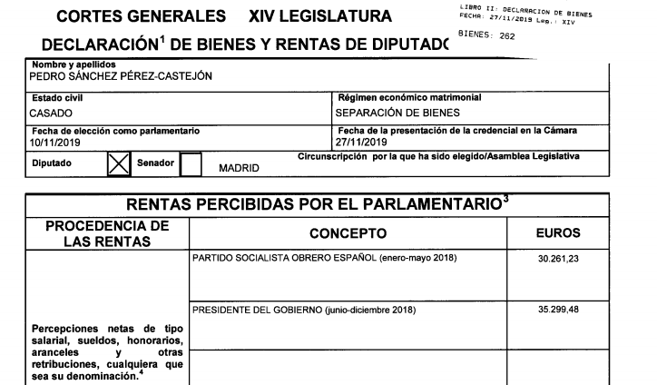 Captura de pantalla sánchez