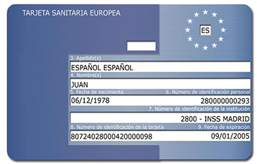 tarjeta sanitaria