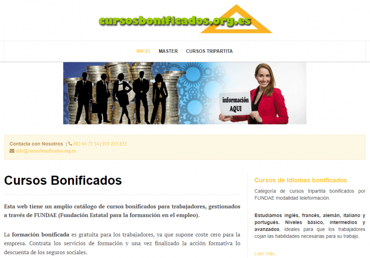 cursos bonificados