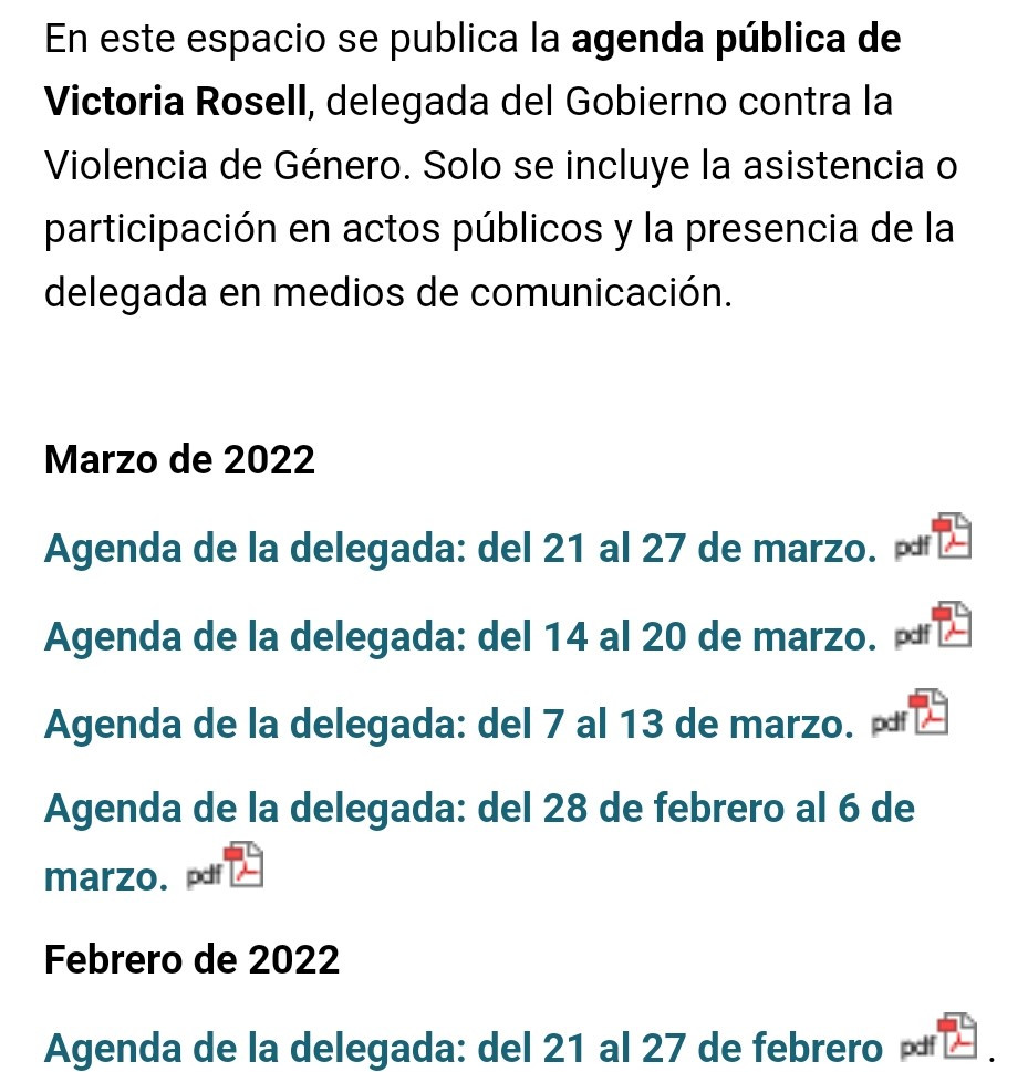 agenda Rosell