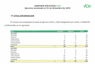 Cuadro vox plantilla